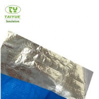 Lightweight thermal insulation woven fabric aluminum foil in  roll